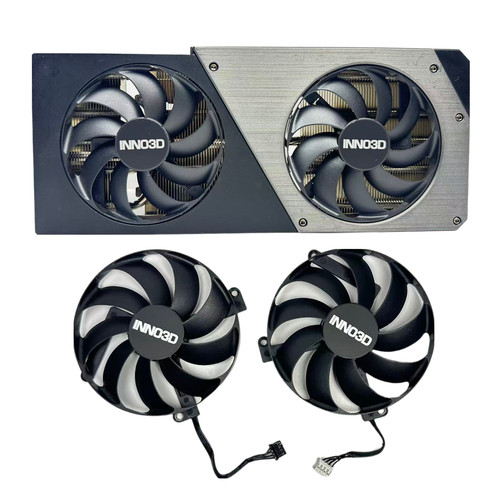 原装映众 RTX4070ti SUPER TWIN x2 曜夜显卡散热器 5铜管2风扇