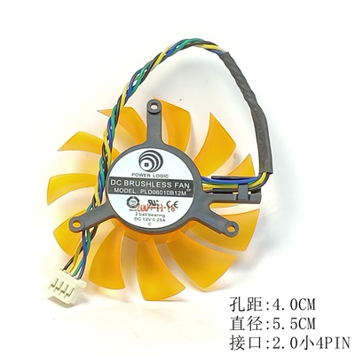 6010直径5.5CM孔距4CM风扇小4P