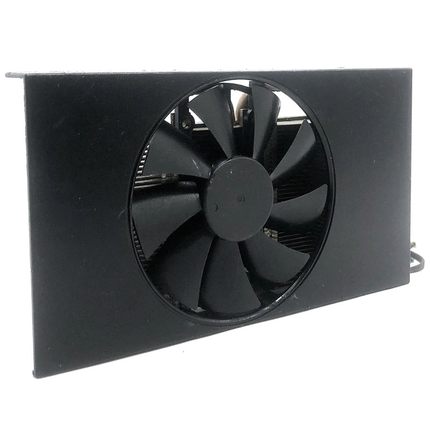 AMD XFX RX580 2048SP 散热器 570 470 黑狼版太阳花铜管显卡风扇