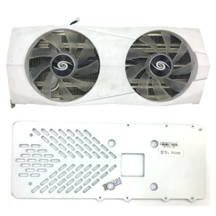 丽台RTX3060显卡散热器白色款孔距5.4cm公版3060TI显卡散热器总成