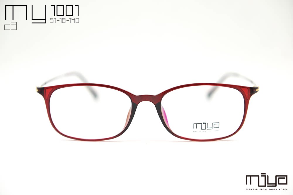 韩国进口米雅miya光学架超轻不压鼻 my1001