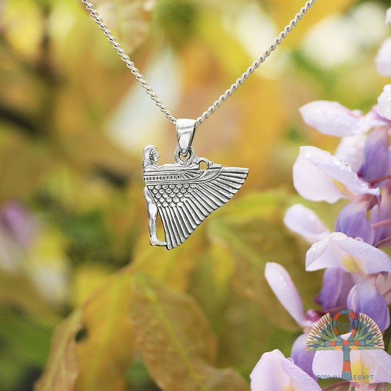 进口埃及女银吊坠伊西斯I