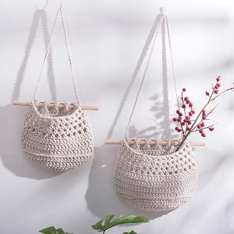 田园风手工编织挂毯墙面收纳网兜民宿房间墙上装饰挂件壁饰果蔬袋,居家布艺,挂毯/壁毯,淘宝优惠券,粉丝福利购,淘宝优惠卷