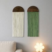 北欧ins编织流苏挂毯沙发背景墙装 壁挂 饰品摆件民宿玄关挂饰软装