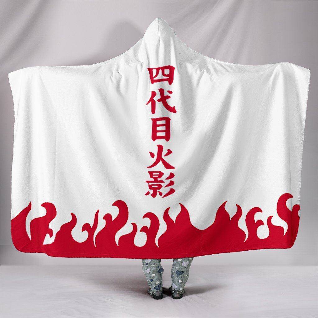 日式动漫火影双层连帽加绒懒人毯居家休闲午睡空调宿舍披肩斗篷沙