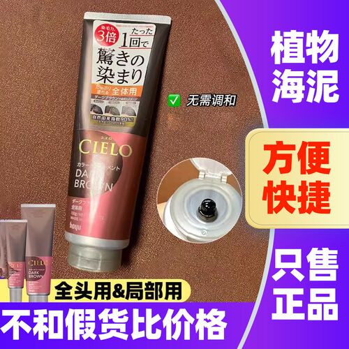 日本宣若美源海泥植物护色染发膏