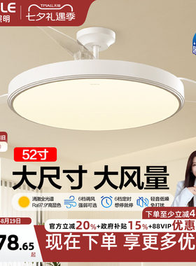 欧普照明客厅风扇吊灯OPPLE简约