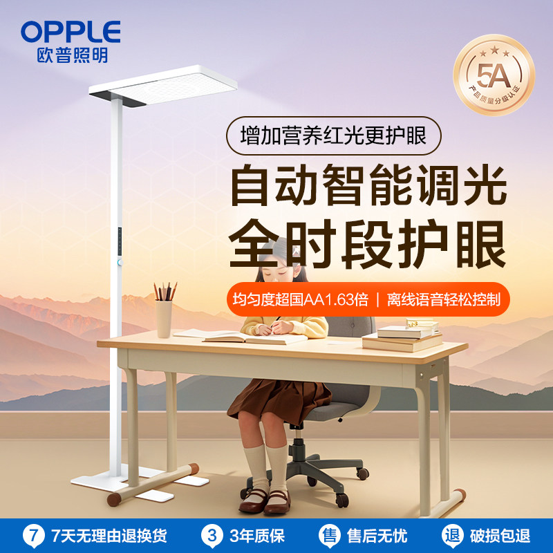 Уличный фонарь Op clear Everbright с полным спектром защиты глаз для детей, специальная лампа против близорукости, автономная голосовая настольная лампа, торшер Изображение 1