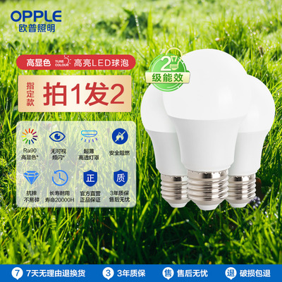 欧普高显色球泡瓦数螺口齐全新款