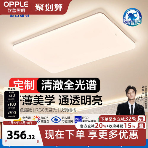 超薄边框 多款多户型可选 米家智控调光