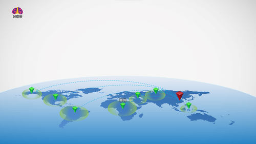 PPT模板/世界地图/外贸/3d/科技/世界/兼容wps/定制世界各国