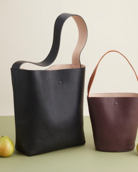 cuyana Wide Strap Tote女士大容量防水手提水桶包手提袋托特包