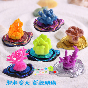 泡水变大玩具 新款海洋动物 珊瑚 小朋友礼物 小孩礼品 生日礼物