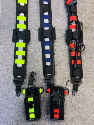 T9消防员火焰蓝救援肩带