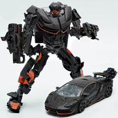 变形小比例机器人大黄蜂热破兰博基尼紧闭幻影钢索金刚男孩玩具车