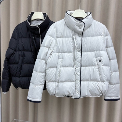 2025冬季新款时尚百搭显瘦立领短款羽绒服外套女1363