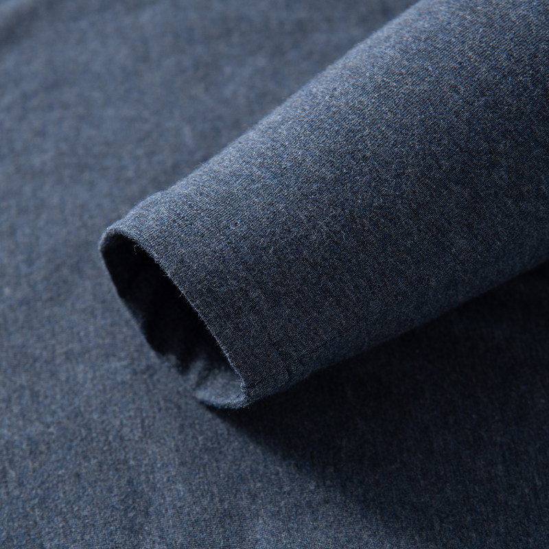 SHUYA 열 속옷 남자 면화 모달 V 넥 가을 겨울 닦았 니트 BOTTOMING 가을 옷 세트 두 조각