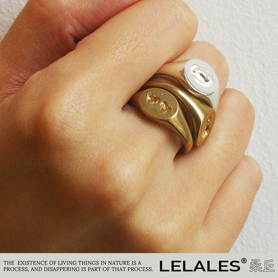 LELALES新中式骏马元宝戒指