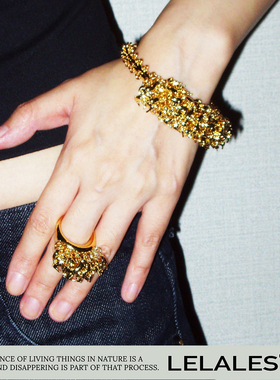 LELALES桑丘【新年礼物】万马奔腾戒指手镯 新中式 个性设计