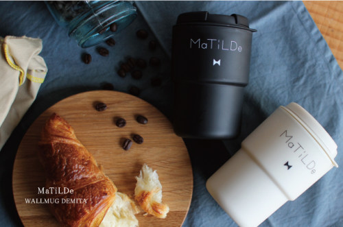 日本 MaTiLDe  时尚 RIVERS's梨花合作款 随行杯咖啡杯水杯吸管杯