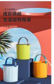 水桶凳塑料加厚可坐家用钓鱼桶手提洗澡篮洗衣桶幼儿园收纳桶带盖