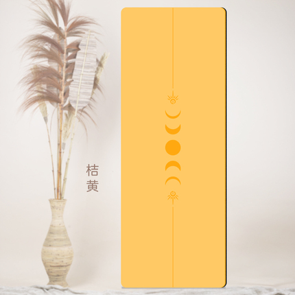 Luxury Pu Yoga Mat for Yoga Studios, Made of Natural Rubber, Shock-Absorbing, Quiet, Non-Slip, Suitable for Home Use, General Fitness, Professional Use