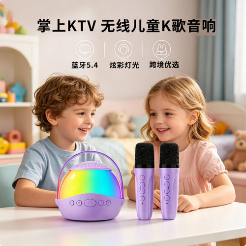 ROHS儿童卡拉ok麦克风音箱P9