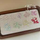 1还原华子彩色菱形3x5mm2x4mm小号平底美甲钻A2 The 8th超闪1