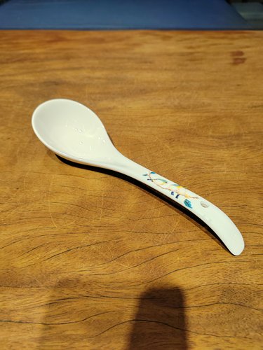 B九谷烧大号小鸟汤勺22*6.5厘米 No.G006