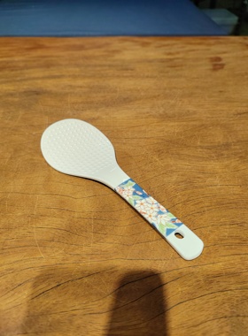 B九谷烧青郊/山樱花/饭铲19.5厘米NO.F001