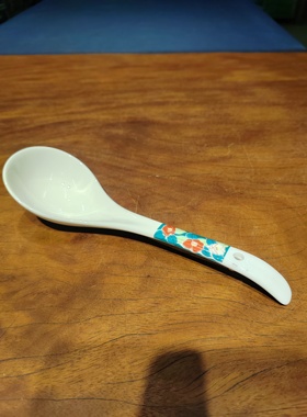 B九谷烧大号汤勺22*6.5厘米 山茶花No.G005