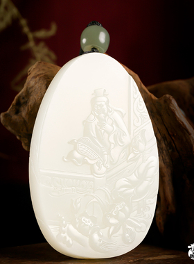 付雪飞工作室 重111.2克 新疆和田玉黄皮白玉籽玉玉牌 敦颐爱莲