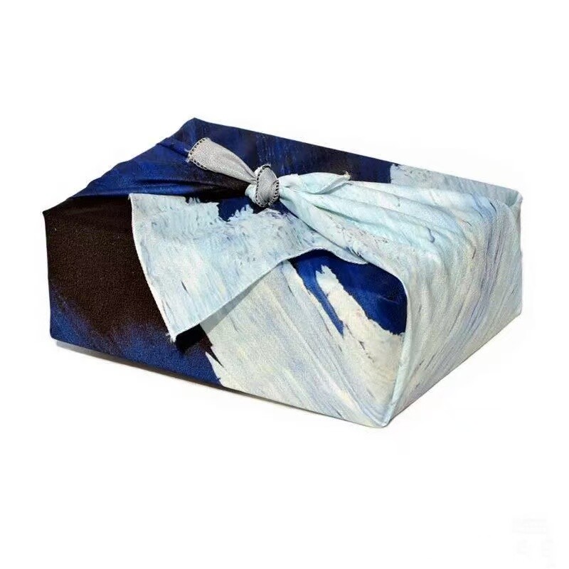 中秋月饼包布国风水墨印花风吕敷包装布便当包裹布礼盒甜品包袱巾