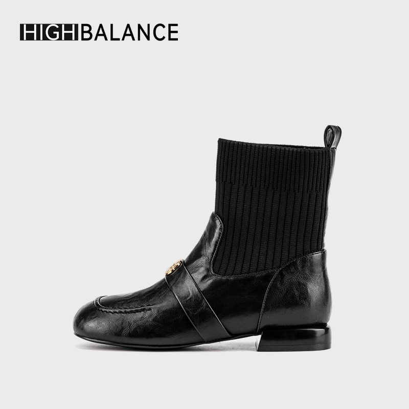 HIGH BALNCE/6688287时尚靴粗跟女靴子B