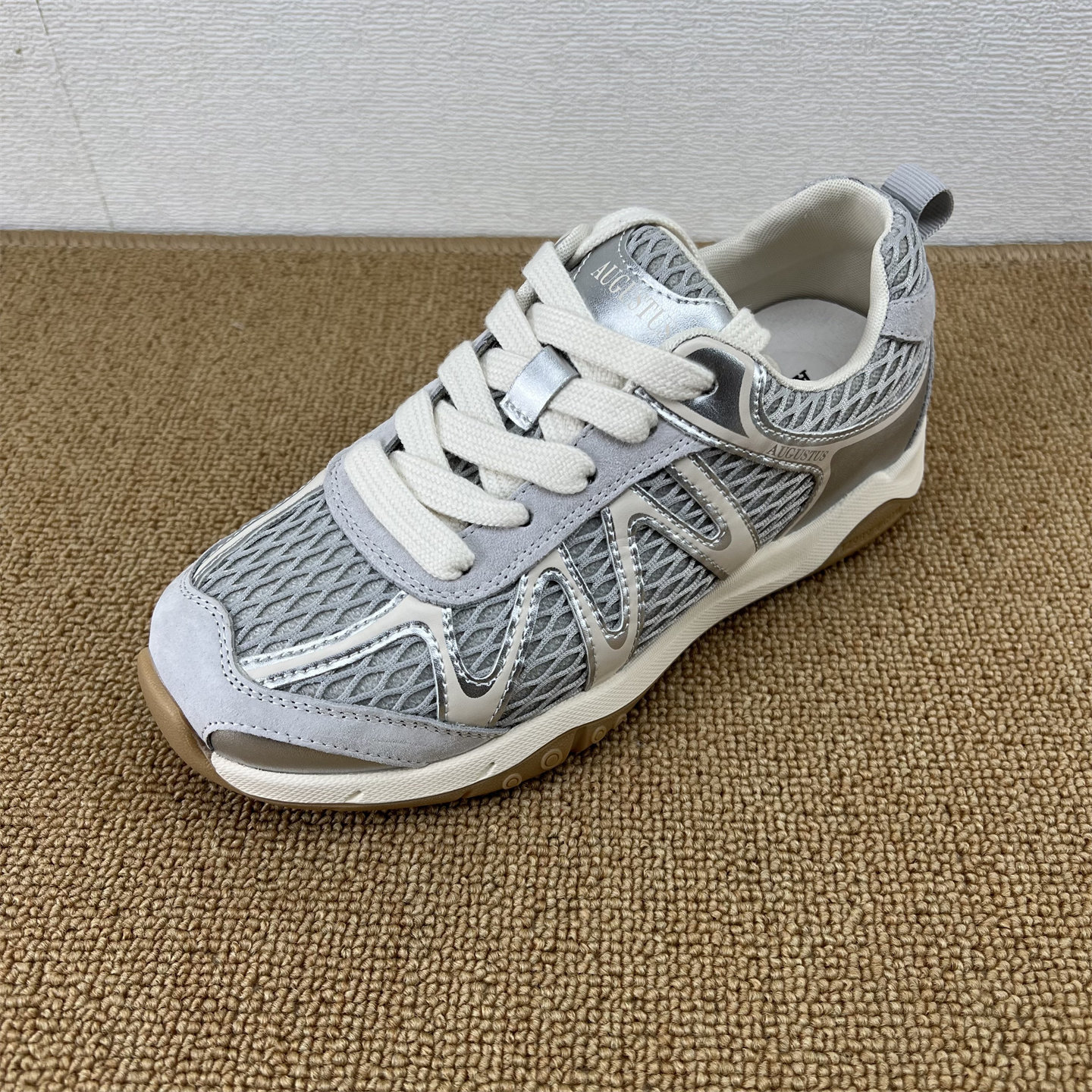 真皮老爹鞋女透气轻便厚底百搭休闲运动鞋低帮系带女鞋橡胶底简约,女鞋,老爹鞋,淘宝优惠券,粉丝福利购,淘宝优惠卷