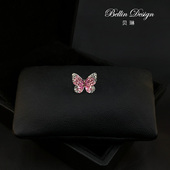 迷你可爱日系蝴蝶胸针西服领扣女衬衫 领口装 饰小领针配饰胸花3315