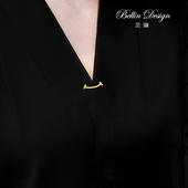 迷你可爱笑脸防走光扣设计感微笑小胸针女领口装 饰固定小别针5080