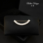 配饰高级感开衫 笑脸胸针女精致西装 固定毛衣胸花3927 个性 简约时尚