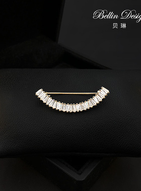 简约时尚个性笑脸胸针女精致西装配饰高级感开衫固定毛衣胸花3927