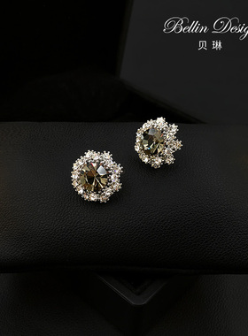 精致的衬衫西装小领针衣服领口防走光扣针胸花配饰高级感胸针5387