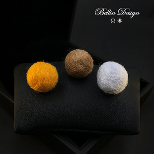 贝琳定制羊绒大衣胸针长扣针防走光领口大固定装饰品领针配饰3929