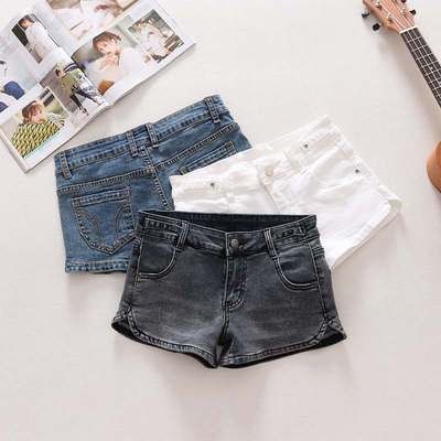 夏季新款牛仔裤女士低腰热裤