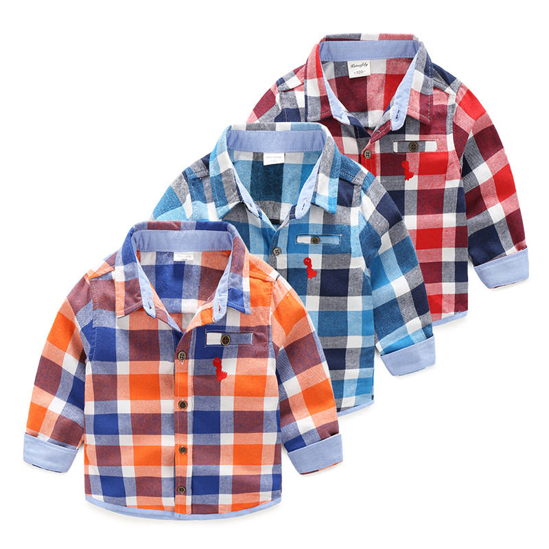 Chemise garcon à manche longue - Ref 2073918 Image 1