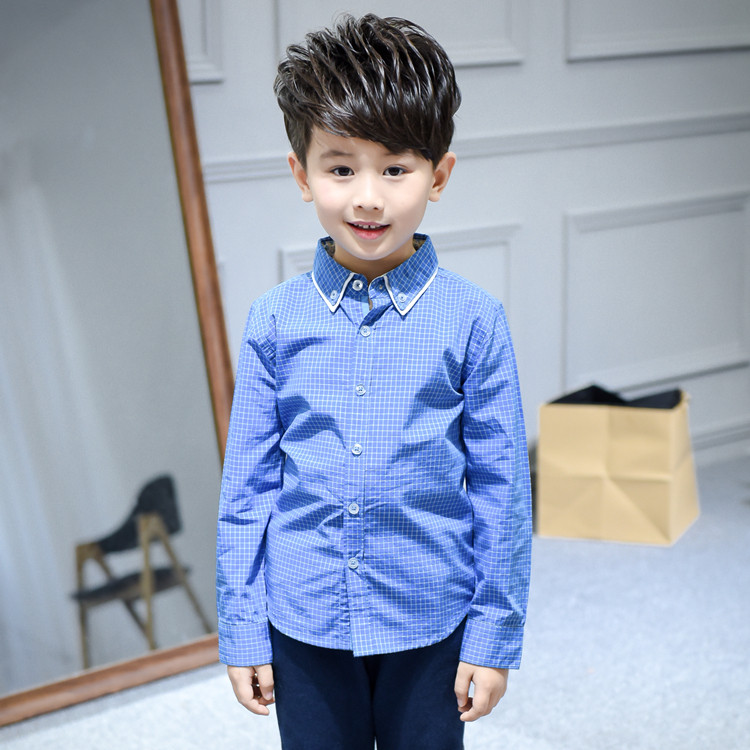 Chemise garcon à manche longue - Ref 2077062 Image 1