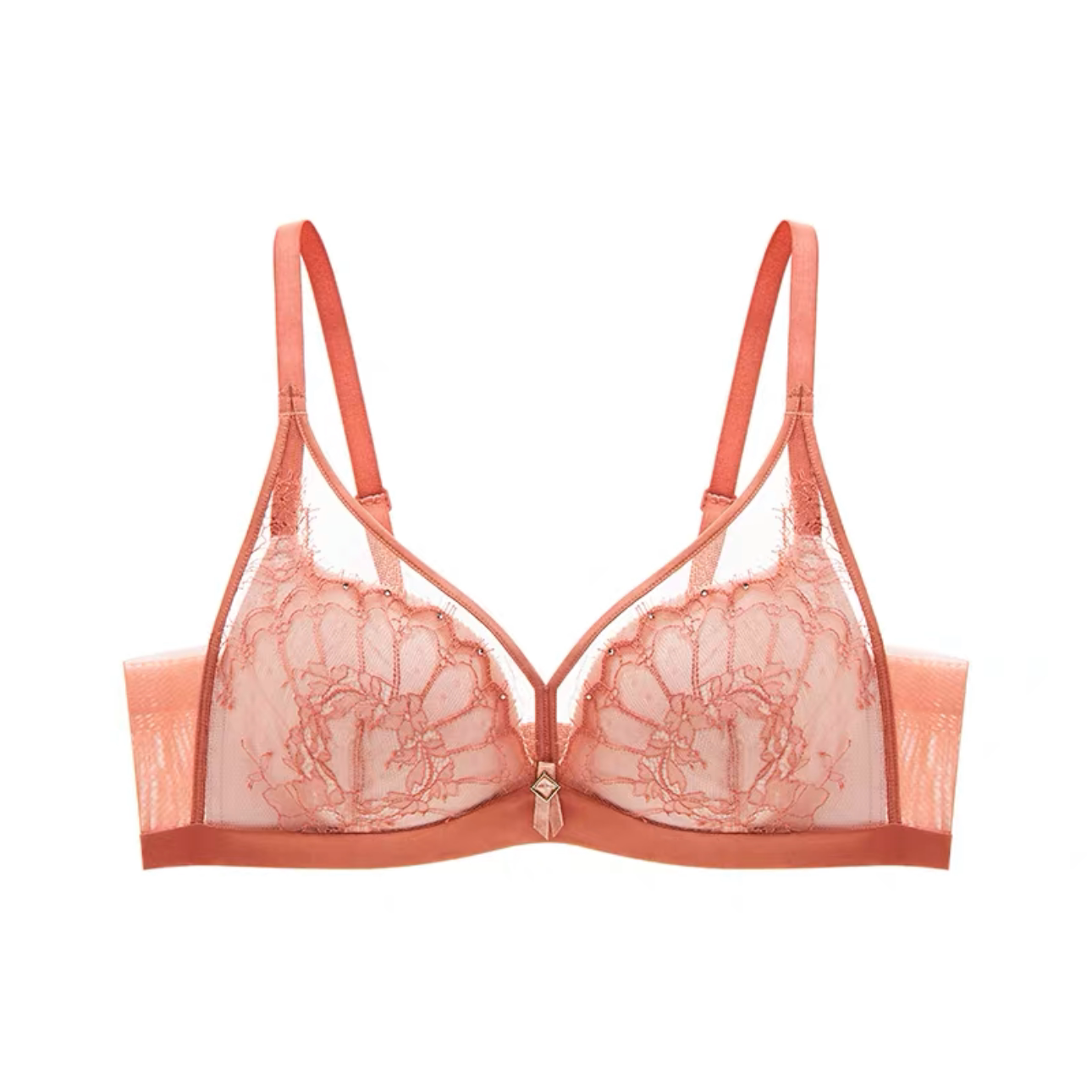 曼妮芬长三角20812201舒适无钢圈文胸罩聚拢模杯围软支撑内衣女士