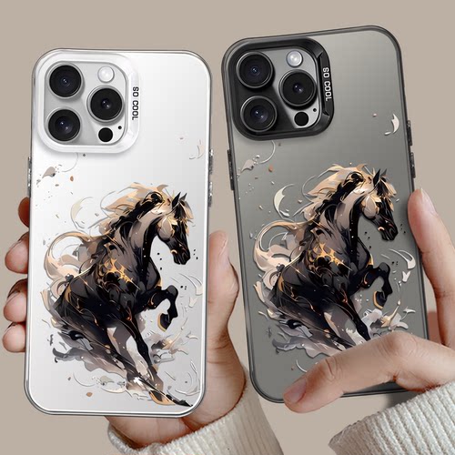 马年新年款手机壳过本命年红色适用苹果17Promax小米15春节vivoX300情侣OPPO红米K90Turbo4荣耀500华为nova14