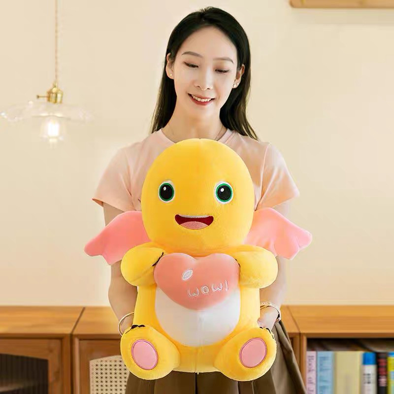 正版小奶龙公仔毛绒玩具抖音恐龙玩偶儿童生日礼物可爱奶龙小七图片
