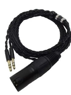 拜亚T1 T5天龙AH-D7100 7200 3.5 HIFIMAN 适用四芯卡侬耳机线