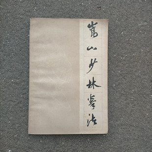 嵩山少林拳法怎样练习基本功长拳中国传统武术动作图解原版旧书籍