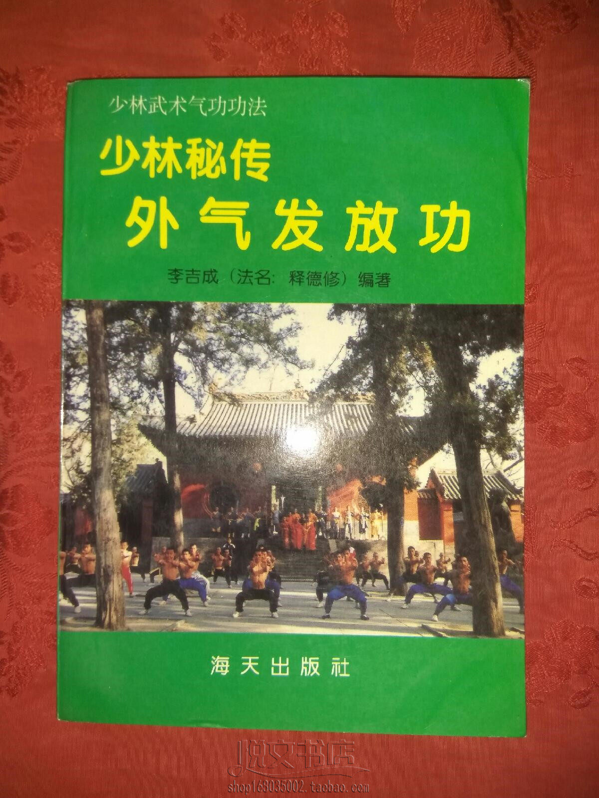 少林秘传外气发放功通禅气功八段锦武术功夫基本功教学原版旧书